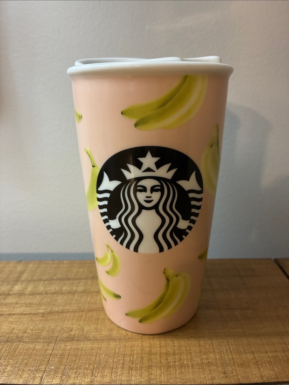 Starbucks Pink Banana Ceramic Tumbler